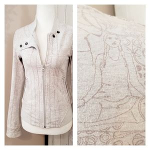 LULULEMON | VINTAGE GRAPHIC BOMBER STRETCH COTTON